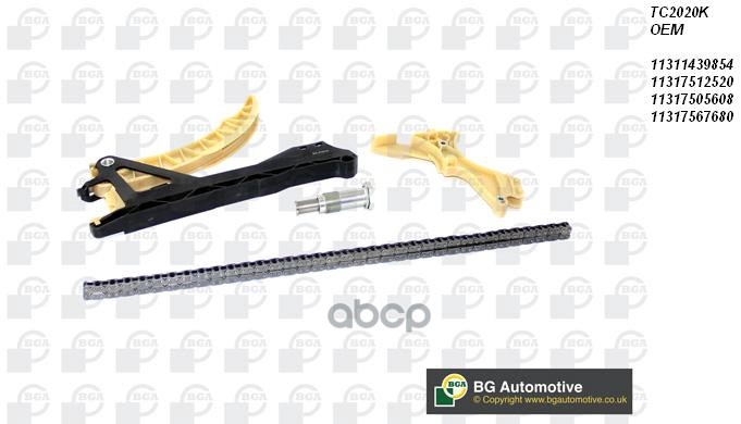Комплект цепи ГРМ BMW 1 (E81), 3 (E46, E90), 5 (E60), X1 (E84), X3 (E83), Z4 (E85) 1.8/2.0 00-15 Bga арт. TC2020K