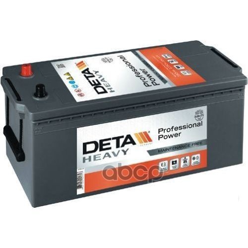 Аккумуляторная батарея 145Ah DETA PROFESSIONAL POWER 12 V 145 AH 900 A ETN 3 B0 513x189x223mm 36.11kg DETA арт. DF1453
