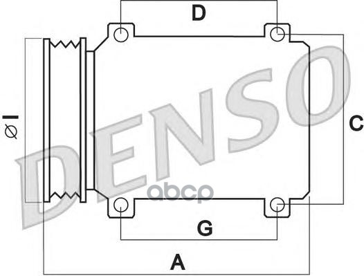 Компрессор кондиционера TOYOTA: CAMRY 2.4 06-09 Denso арт. DCP50042
