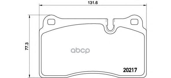 Колодки тормозные дисковые передн, LAND ROVER: RANGE ROVER III 3.6 TD 8 4x4/4.2 4x4 02-12, RANGE ROVER SPORT 2.7 TDVM 4x4/3.6 TD 8 4x4/4.2 4x4/4.4 4x4 05- Brembo арт. P44018
