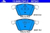 Колодки тормозные дисковые передн, FORD: GALAXY 2.0 EcoBoost/2.2 TDCi 06-, S-MAX 2.0 EcoBoost/2.2 TDCi/2.5 ST 06-  VOLVO: S60 II 2.0 T/D3/D4/D5/D5 AWD/DRIVe/ D2/T3/T4/T4F/T5/ Ate арт. 13.0460-7243.2