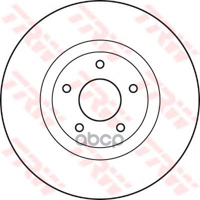 Диск тормозной передн RENAULT: KOLEOS (HY_) 08- TRW арт. DF4989S
