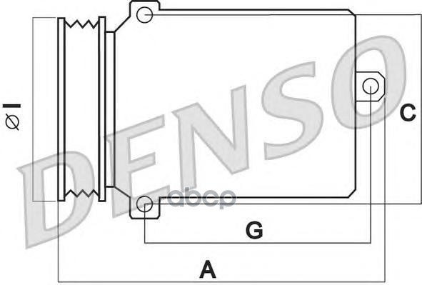Компрессор кондиционера MB: GL-CLASS GL 320CDI/GL 420 CDI 06-, M-CLASS ML 280 CDI 4-MATIC/ML 320CDI 4-MATIC/ML 420 CDI 4-MATIC 05-, R-CLASS R 280 CDI/R 280 CDI 4-MATIC/R Denso арт. DCP17062