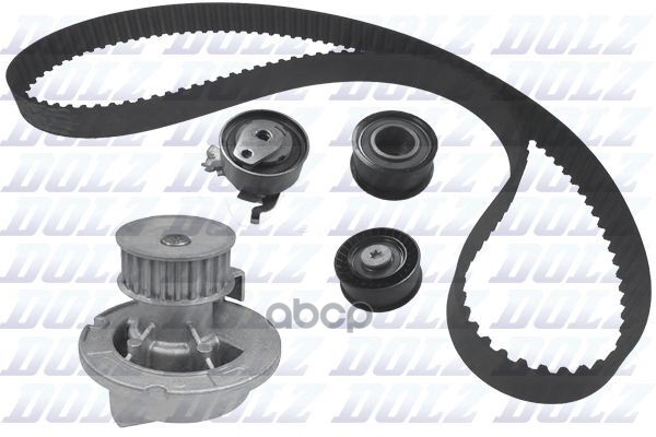 Комплект ГРМ с водяным насосом O160 OPEL Vectra B 1.8i 95-03 Dolz арт. KD075