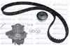 Комплект ГРМ с водяным насосом S320 FIAT 1.2i-1.4i 02- Dolz арт. KD141