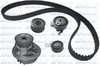 Комплект ГРМ с водяным насосом O136 OPEL Astra/Zafira 1.4/1.6 01- Dolz арт. KD067