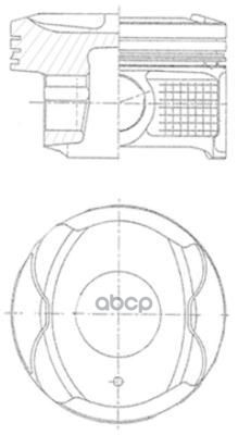 Поршень ДВС CITROEN C1 / PEUGEOT 107, 108 / TOYOTA YARIS, VITZ / SUBARU JUSTY KOLBENSCHMIDT арт. 41250600