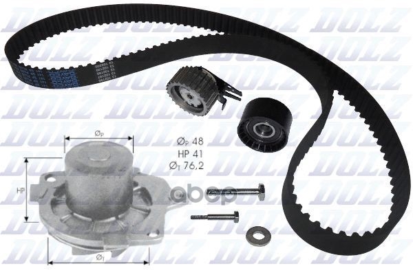 Комплект ГРМ с водяным насосом S314 ALFA  FIAT  OPEL 1.9 JTD 01- Dolz арт. KD032