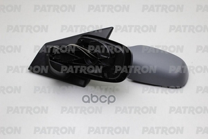 Зеркало наружное в сборе лев, мех, асферич, грунт  RENAULT: CLIO - 05-09 PATRON арт. PMG3114M03