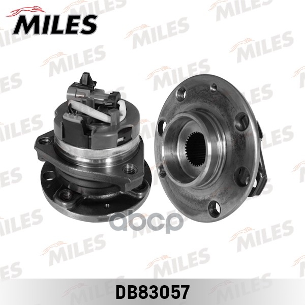 Ступица с подшипником передняя (4 Отверстия) + ABS, OPEL ASTRA G/ZAFIRA A 98-05. Miles арт. DB83057