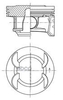 Поршень ДВС CHEVROLET AVEO, CRUZE, TRAX / OPEL ASTRA J, INSIGNIA A 1.6 04- (79mm) KOLBENSCHMIDT арт. 41492600