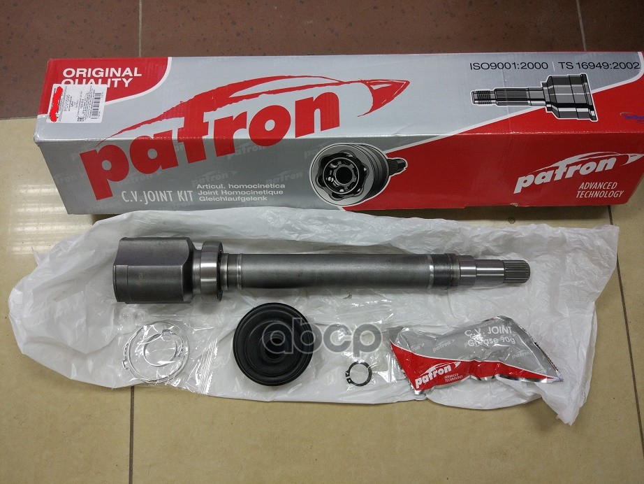 ШРУС внутренний 26x40x23 FORD FOCUS 01-06 MT PATRON арт. PCV1595