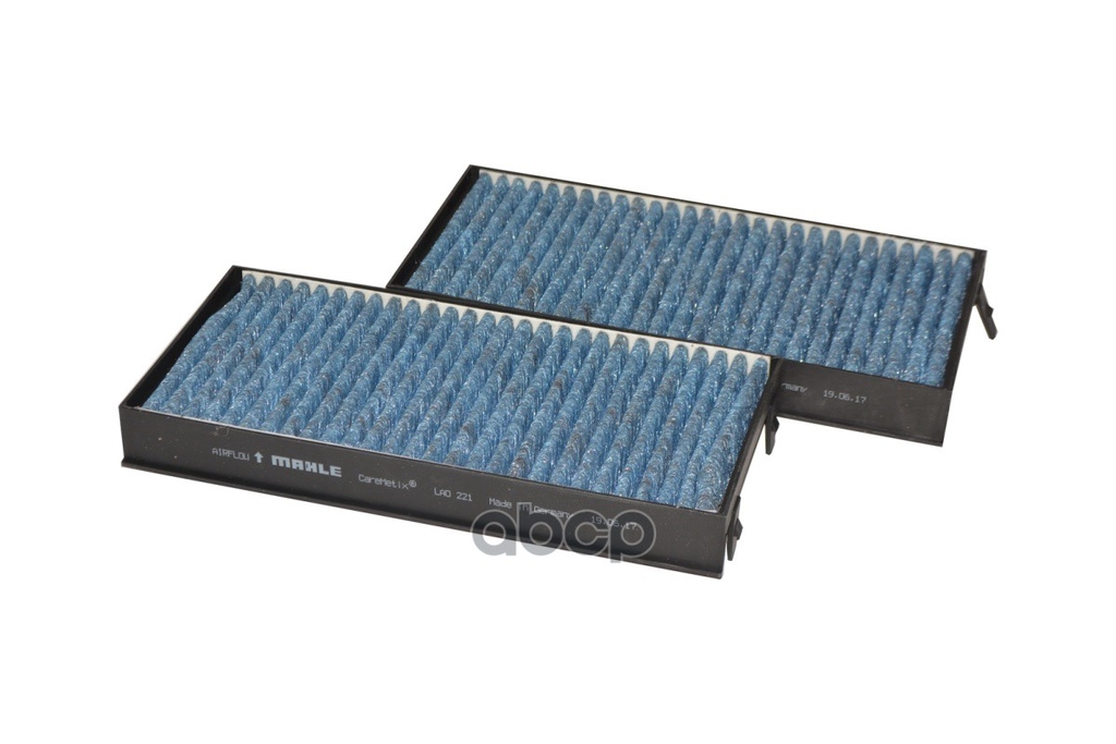 Фильтр салона CareMetix (к-кт из 2-ух штук). BMW: X5 (E70/F15/F85) 3.0-4.8i/e/D/sD/si/M/sDrive/xDrive 06-, X6 (E71/E72/F16/F86) 3.0-4.4i/D/M/xDrive/ActiveHybrid 07- Mahle/Knecht арт. LAO221/S