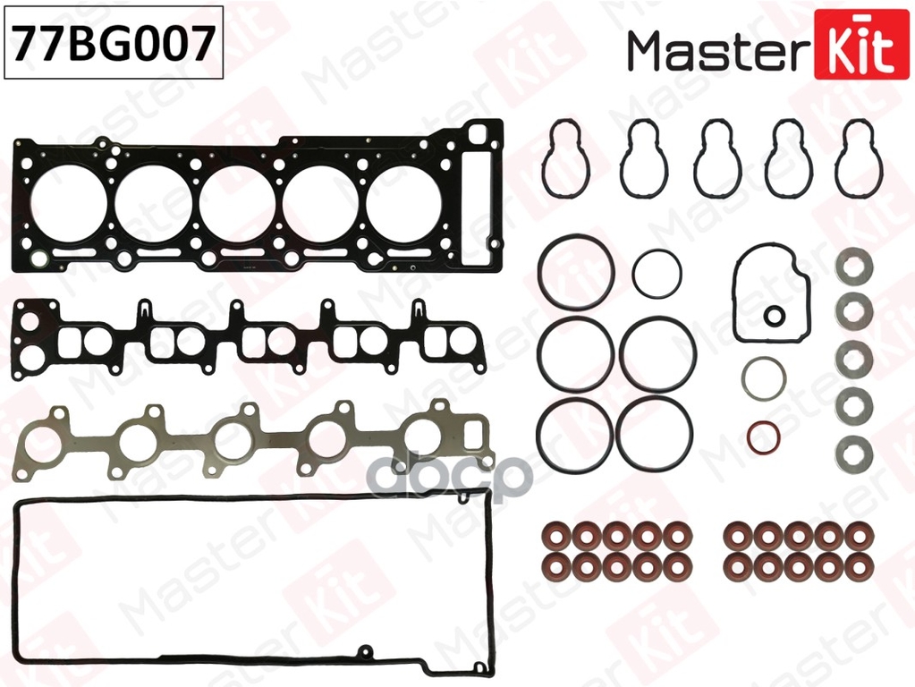 Верхний комплект прокладок ГБЦ Mercedes-Benz ML163 SPRINTER 903,904,905 OM612 2,7CDI 00-08 MasterKit арт. 77BG007