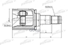 ШРУС внутренний левый 24x50x27 TOYOTA CAMRY ACV30/MCV30 01-06 PATRON арт. PCV1427