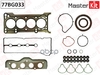 Верхний комплект прокладок ГБЦ Mazda B6ZE/Z6/ZY 1.6 16V DOHC 03- MasterKit арт. 77BG033