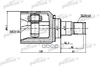 ШРУС внутренний 30X47X30 TOYOTA LAND CRUISER PRADO 120 GRJ12/KDJ12/RZJ12/TRJ12/VZJ12 02-09 PATRON арт. PCV1777