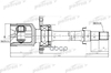 ШРУС внутренний правый 20x35.5x24 TOYOTA AVENSIS AT22/AZT220/CDT220/CT220/ST220/ZZT22 00-03 PATRON арт. PCV1426