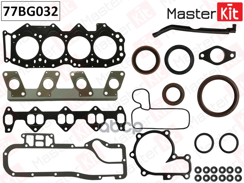 Полный комплект прокладок ДВС Mazda MPV WL/WL-T 2.5TD 96- MasterKit арт. 77BG032