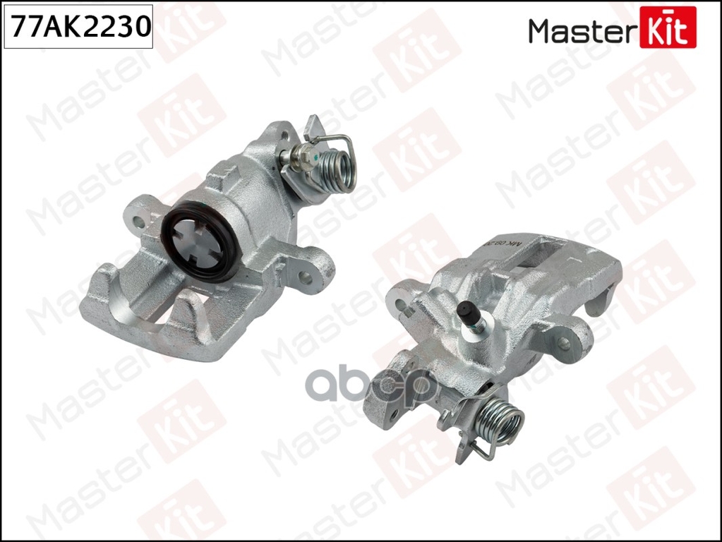 Тормозной суппорт зад. лев. Nissan ALMERA II (N16) 2000 -, PRIMERA (P11) 1996 - 2001 MasterKit арт. 77AK2230