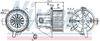 Вентилятор отопителя CITROEN C4 (LA, LC) (04-),PEUGEOT 307 (3_) (00-) 2.0 i 16V Nissens арт. 87090