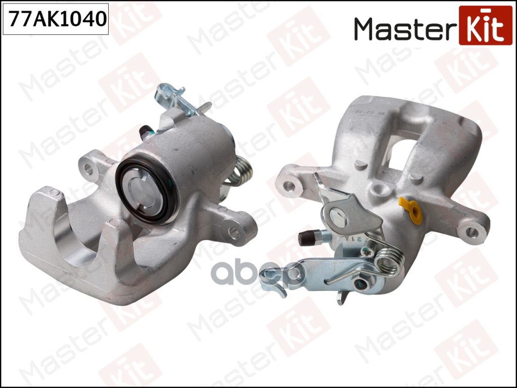 Тормозной суппорт зад. лев. Skoda OCTAVIA II (1Z3) 2004 - 2013, Volkswagen GOLF VI (5K1) 2 MasterKit арт. 77AK1040