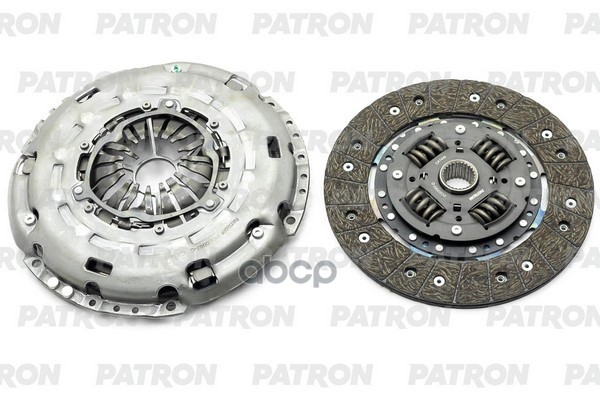 Комплект сцепления (2P) VW: AMAROK 2.0 TDI/2.0 BITDI/2.0 TSI 10- (с механизмом компенсации износа) PATRON арт. PCE0067