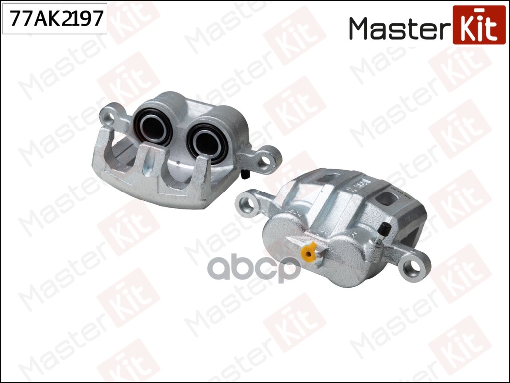 Тормозной суппорт перед.  прав. Citroen C-CROSSER (EP_) 2007 -, Mitsubishi OUTLANDER I II I MasterKit арт. 77AK2197