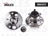 Ступица с подшипником задняя + ABS, TOYOTA AURIS I/COROLLA X 07-. Miles арт. DB83073