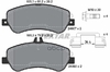 Колодки тормозные дисковые передн MERCEDES-BENZ: GLK-CLASS  08- Textar арт. 2486701