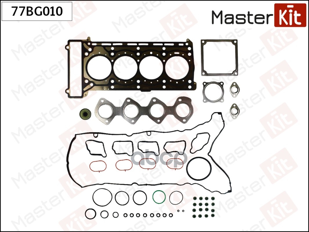 Верхний комплект прокладок ГБЦ Mercedes-Benz W203/W204/W211/C209/Sprinter (M271.910) 1.8 MasterKit арт. 77BG010