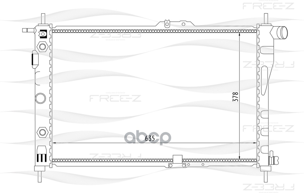 Радиатор охлаждения FREE-Z арт. KK0137