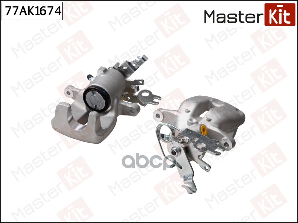 Суппорт тормозной зад. лев. Volkswagen CADDY III (2KB, 2KJ, 2CB, 2CJ) 2004 - 2015 MasterKit арт. 77AK1674