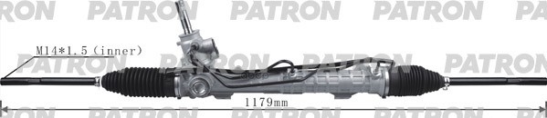 Рейка рулевая гидравлическая PEUGEOT: 206 2002-08 PATRON арт. PSG3131