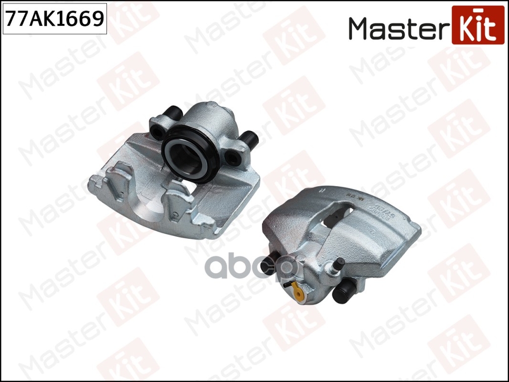 Тормозной суппорт перед. прав. Audi A1 (8X1, 8XK) 2010 - 2018, Skoda FABIA II (542) 2006 - MasterKit арт. 77AK1669