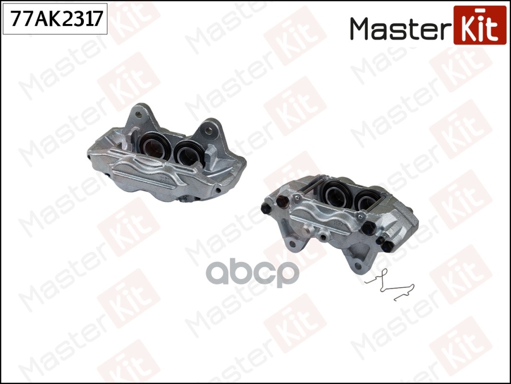 Тормозной суппорт перед. лев. Toyota LAND CRUISER PRADO (_J12_) 2002 - 2010 MasterKit арт. 77AK2317