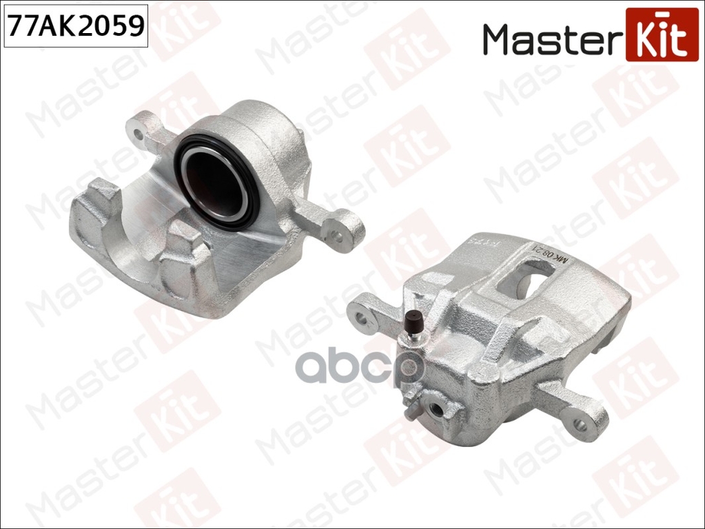 Тормозной суппорт перед. лев. Hyundai ACCENT (MC) 2005-2010, Kia RIO II (JB) 2005- MasterKit арт. 77AK2059