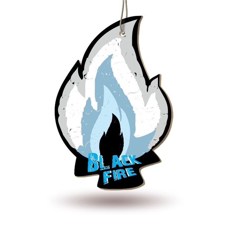 Ароматизатор  Fire Fresh  Black Fire/Чёрный огонь бумажные AVS A07263S