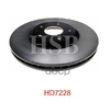 Диск тормозной передний NISSA QASHQAI/+2 1.6/2.0 07>, RENAULT KOLEOS 2.0/2.5 08> HSB арт. HD7228