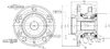 Ступица колеса в сборе L=R VW/AUDI/SKODA/SEAT GANZ арт. GIK05011