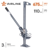 Домкрат реечный 33 3т (MIN-110мм, MAX-675мм) AIRLINE арт. AJFR33S