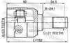 Шрус внутренний левый 23X41X27 Febest арт. 1211CREMTLH