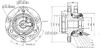Ступица колеса в сборе L=R OPEL Astra H/Zafira B /5 болтов GANZ арт. GIK05013