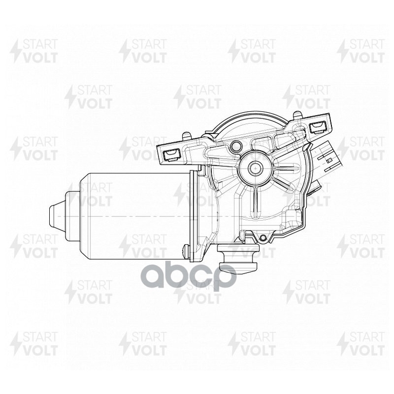 Моторедуктор стеклооч. для а/м Geely Tugella (19-) (перед.) (VWF 0567) STARTVOLT арт. VWF0567