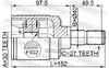 Шрус внутренний правый 30X40X27 Febest арт. 0311HRVMTRH
