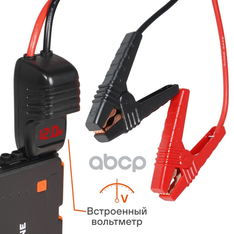 Аккумулятор пусковой 7200мАч (26,6Втч), 400А, 14.8V, умные провода, пуск ДВС 2.4d AIRLINE арт. AEAB005