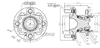 Ступица колеса в сборе L=R HYUNDAI Solaris 2010->/KIA Rio III GANZ арт. GIM03008