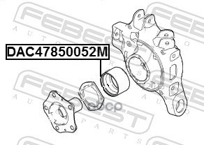 Подшипник ступичный передний 47X85X52 Febest арт. DAC47850052M