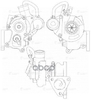Турбокомпрессор для а/м Hyundai H1 Starex (00-) 2.5D [D4BH] (LAT 0836) LUZAR арт. LAT0836