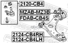 Рычаг передний правый Febest арт. 2124CB4RH